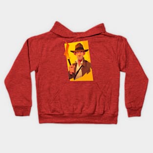 Daring Explorer with a Torch - Indy Kids Hoodie